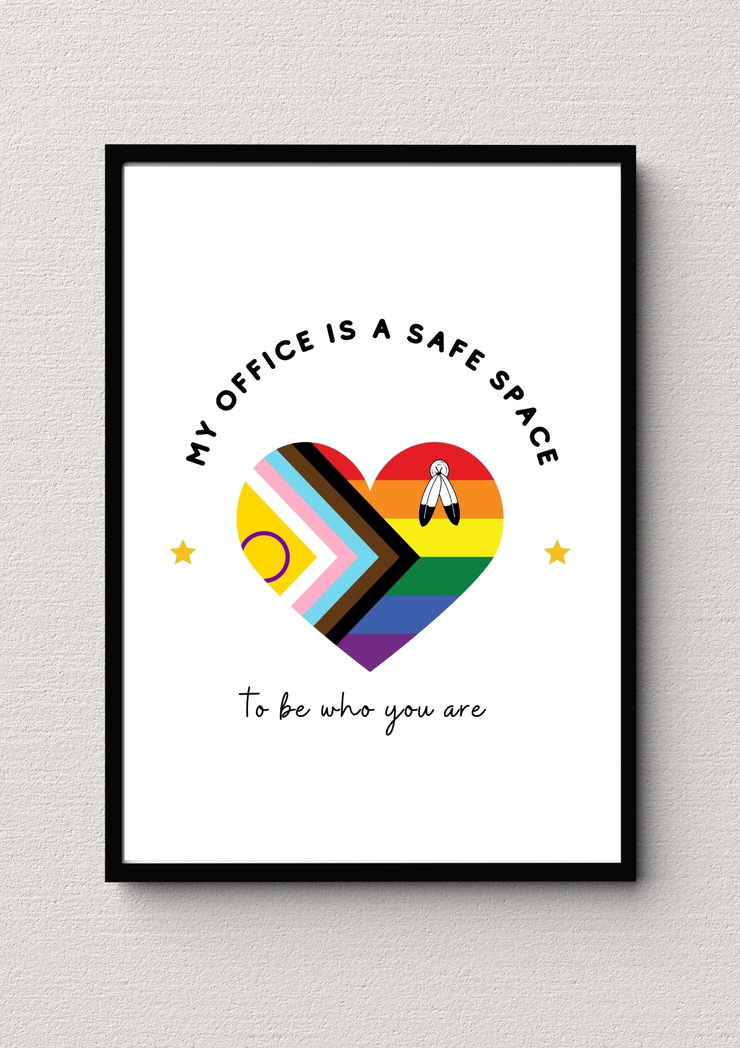 My office is a safe space (8 x 10 PRINT)